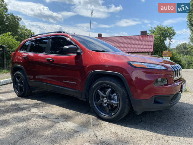 Красный Джип Чероки, объемом двигателя 2.36 л и пробегом 75 тыс. км за 15300 $, фото 1 на Automoto.ua