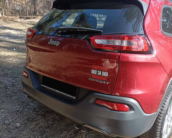 Червоний Джип Cherokee, об'ємом двигуна 2.4 л та пробігом 91 тис. км за 15500 $, фото 2 на Automoto.ua
