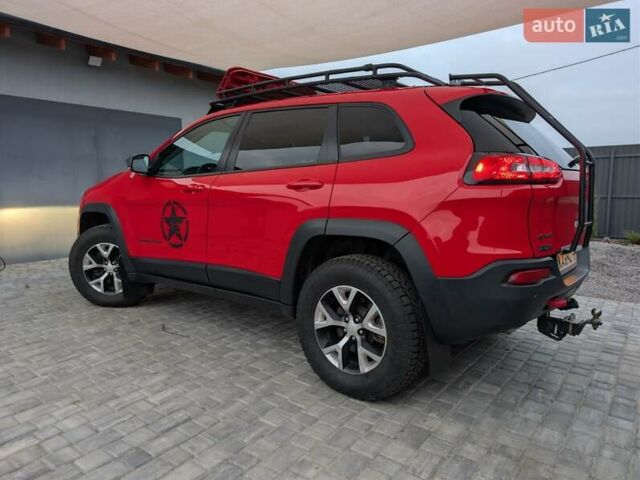 Красный Джип Чероки, объемом двигателя 3.24 л и пробегом 58 тыс. км за 22999 $, фото 7 на Automoto.ua