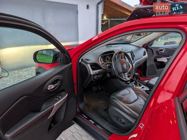 Красный Джип Чероки, объемом двигателя 3.24 л и пробегом 58 тыс. км за 22999 $, фото 1 на Automoto.ua