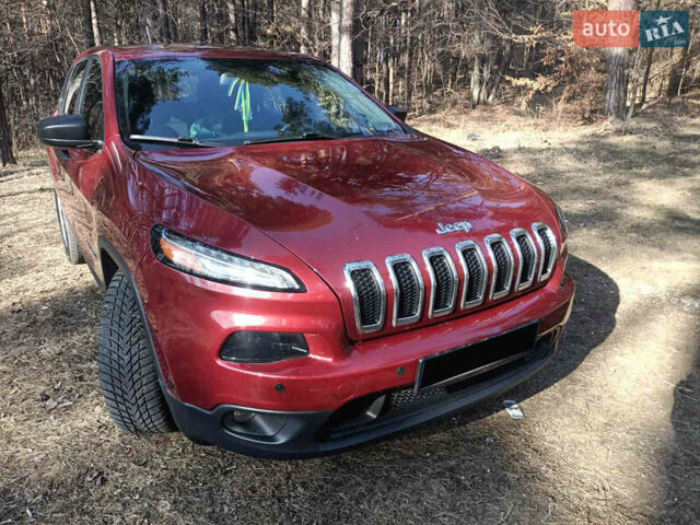 Червоний Джип Cherokee, об'ємом двигуна 2.4 л та пробігом 91 тис. км за 15500 $, фото 1 на Automoto.ua