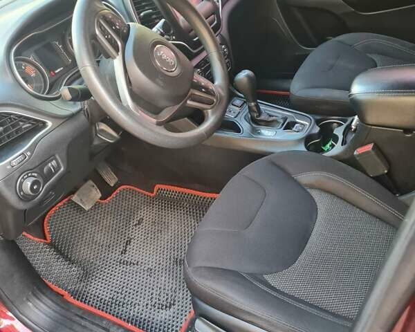 Красный Джип Чероки, объемом двигателя 2.36 л и пробегом 157 тыс. км за 15300 $, фото 5 на Automoto.ua