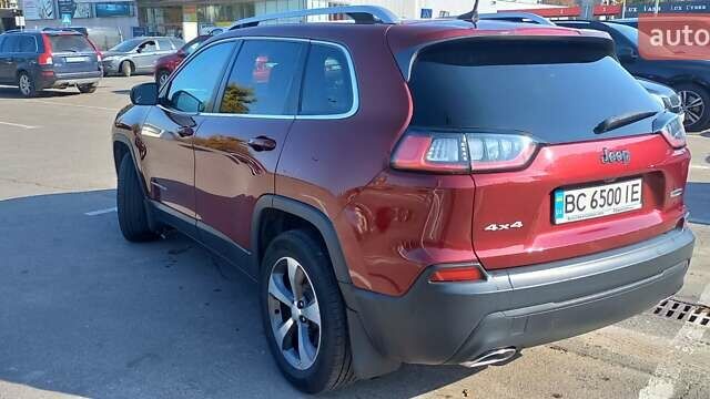 Красный Джип Чероки, объемом двигателя 3.2 л и пробегом 153 тыс. км за 16600 $, фото 1 на Automoto.ua