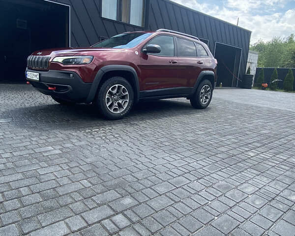 Червоний Джип Cherokee, об'ємом двигуна 2 л та пробігом 60 тис. км за 19500 $, фото 10 на Automoto.ua