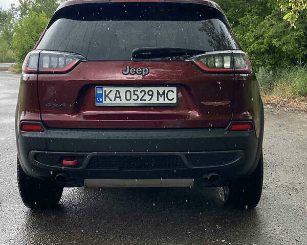 Червоний Джип Cherokee, об'ємом двигуна 2 л та пробігом 60 тис. км за 19500 $, фото 16 на Automoto.ua