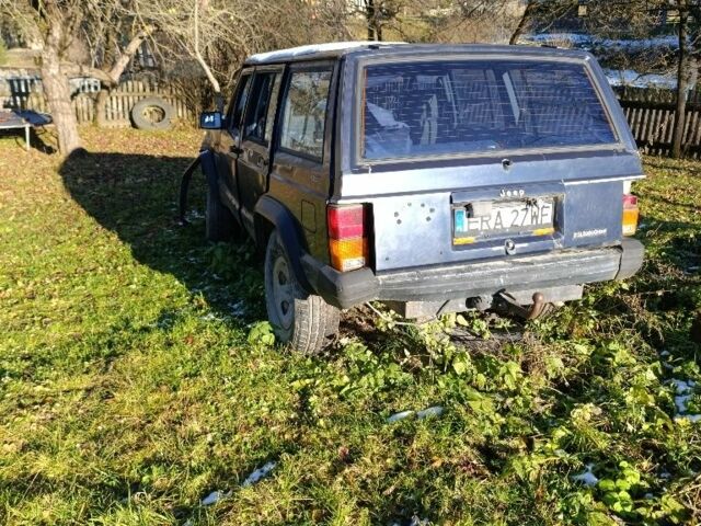 Синий Джип Чероки, объемом двигателя 2.5 л и пробегом 200 тыс. км за 2500 $, фото 10 на Automoto.ua