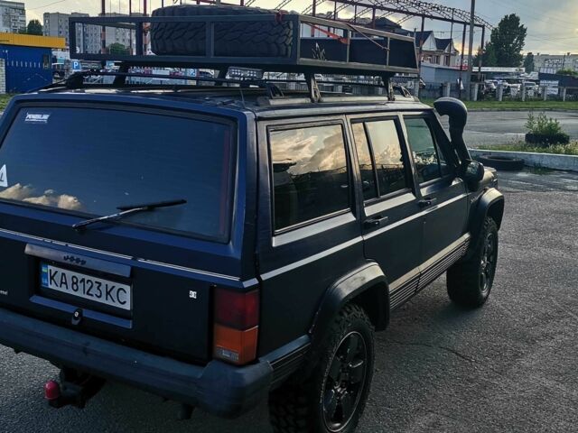 Синий Джип Чероки, объемом двигателя 2.5 л и пробегом 350 тыс. км за 4700 $, фото 3 на Automoto.ua