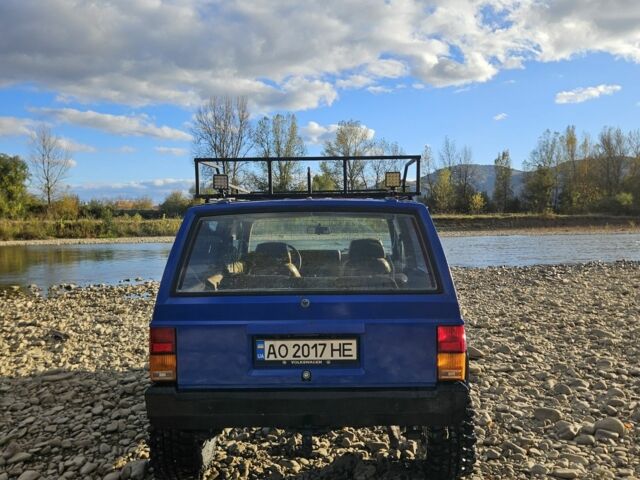 Синий Джип Чероки, объемом двигателя 2.5 л и пробегом 100 тыс. км за 6999 $, фото 3 на Automoto.ua