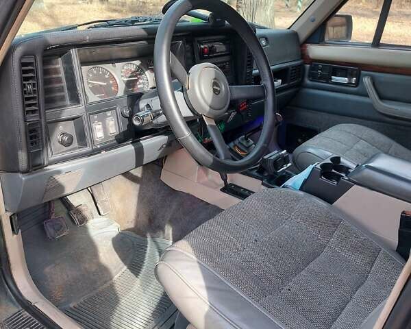 Синий Джип Чероки, объемом двигателя 3.96 л и пробегом 258 тыс. км за 6999 $, фото 5 на Automoto.ua