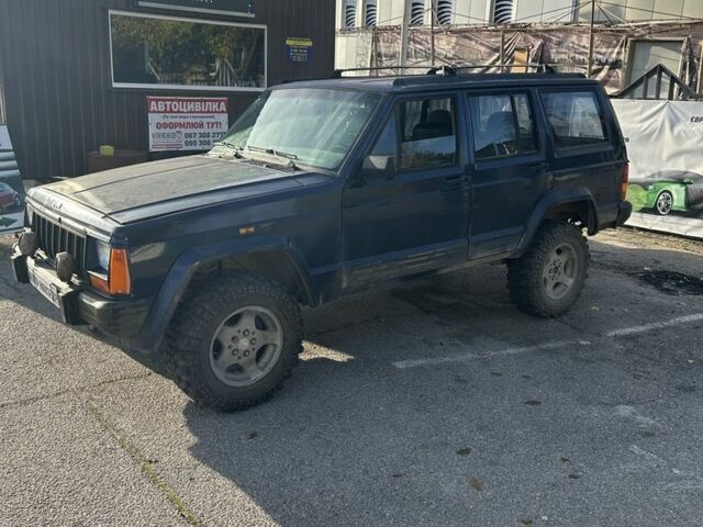 Синій Джип Cherokee, об'ємом двигуна 2.5 л та пробігом 371 тис. км за 3600 $, фото 4 на Automoto.ua