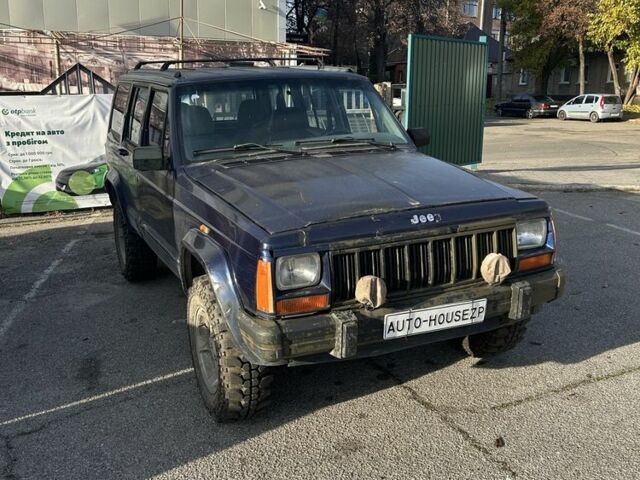 Синій Джип Cherokee, об'ємом двигуна 2.5 л та пробігом 371 тис. км за 3600 $, фото 1 на Automoto.ua