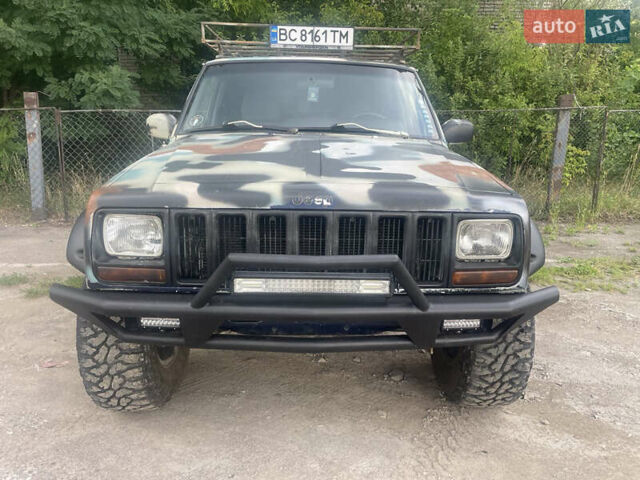 Синий Джип Чероки, объемом двигателя 2.5 л и пробегом 235 тыс. км за 12600 $, фото 9 на Automoto.ua