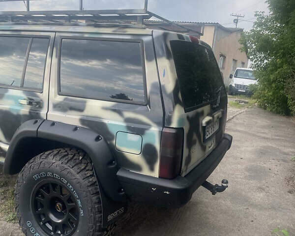 Синий Джип Чероки, объемом двигателя 2.5 л и пробегом 235 тыс. км за 12600 $, фото 2 на Automoto.ua