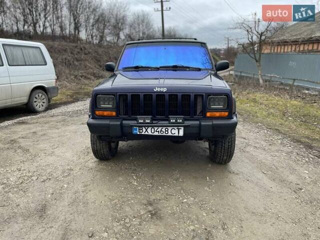 Синий Джип Чероки, объемом двигателя 2.5 л и пробегом 268 тыс. км за 7900 $, фото 4 на Automoto.ua