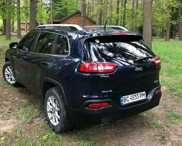 Синий Джип Чероки, объемом двигателя 2.36 л и пробегом 129 тыс. км за 14500 $, фото 2 на Automoto.ua
