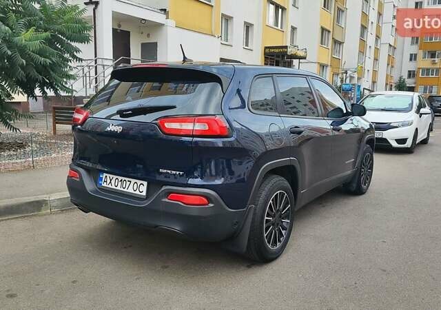Синий Джип Чероки, объемом двигателя 2.36 л и пробегом 164 тыс. км за 12700 $, фото 2 на Automoto.ua