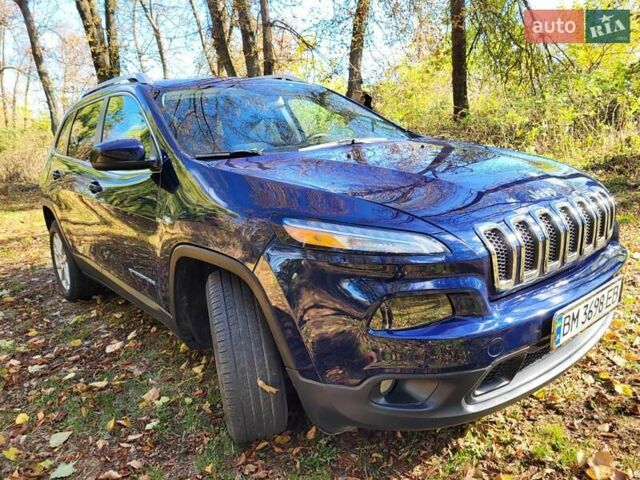 Синій Джип Cherokee, об'ємом двигуна 2.36 л та пробігом 140 тис. км за 14300 $, фото 2 на Automoto.ua