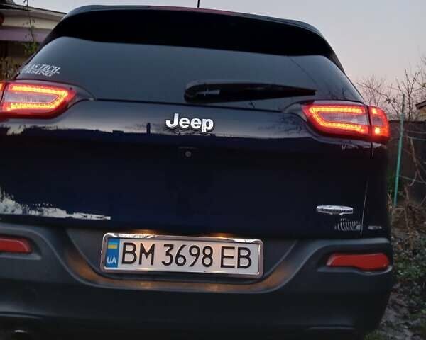 Синий Джип Чероки, объемом двигателя 2.36 л и пробегом 146 тыс. км за 13700 $, фото 1 на Automoto.ua