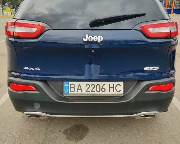 Синий Джип Чероки, объемом двигателя 3.24 л и пробегом 165 тыс. км за 15000 $, фото 2 на Automoto.ua