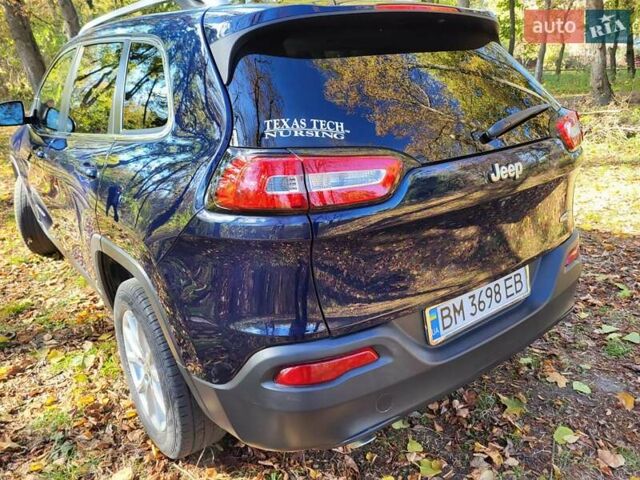 Синій Джип Cherokee, об'ємом двигуна 2.36 л та пробігом 140 тис. км за 14300 $, фото 1 на Automoto.ua