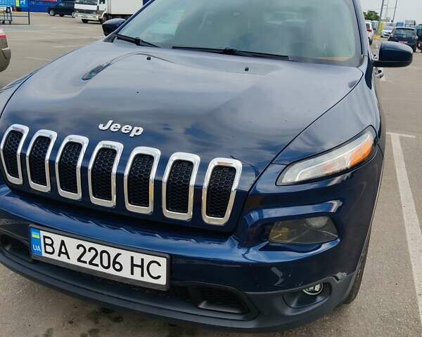 Синий Джип Чероки, объемом двигателя 3.24 л и пробегом 165 тыс. км за 15000 $, фото 1 на Automoto.ua