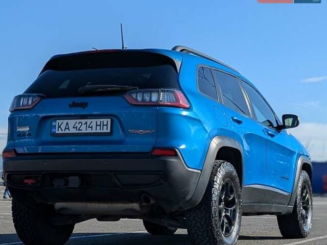 Джип Чероки 2018 в Киеве на Automoto.ua Синий Джип Чероки, объемом двигателя 3.24 л и пробегом 100 тыс. км за 25000 $, фото 4 на Automoto.ua