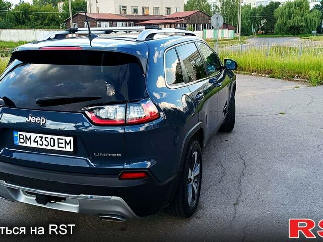 Синий Джип Чероки, объемом двигателя 3.2 л и пробегом 141 тыс. км за 10000 $, фото 3 на Automoto.ua