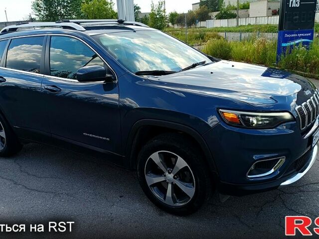 Синий Джип Чероки, объемом двигателя 3.2 л и пробегом 141 тыс. км за 10000 $, фото 2 на Automoto.ua