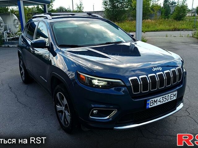 Синий Джип Чероки, объемом двигателя 3.2 л и пробегом 141 тыс. км за 10000 $, фото 1 на Automoto.ua