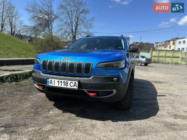 Синий Джип Чероки, объемом двигателя 3.24 л и пробегом 110 тыс. км за 20900 $, фото 1 на Automoto.ua