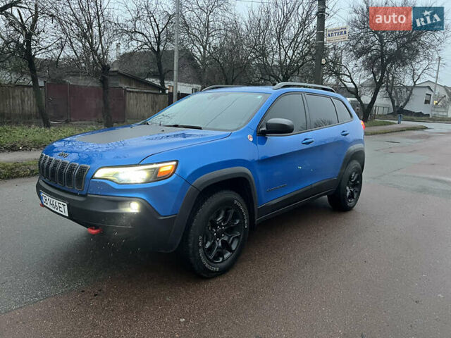Синий Джип Чероки, объемом двигателя 3.2 л и пробегом 133 тыс. км за 20000 $, фото 2 на Automoto.ua