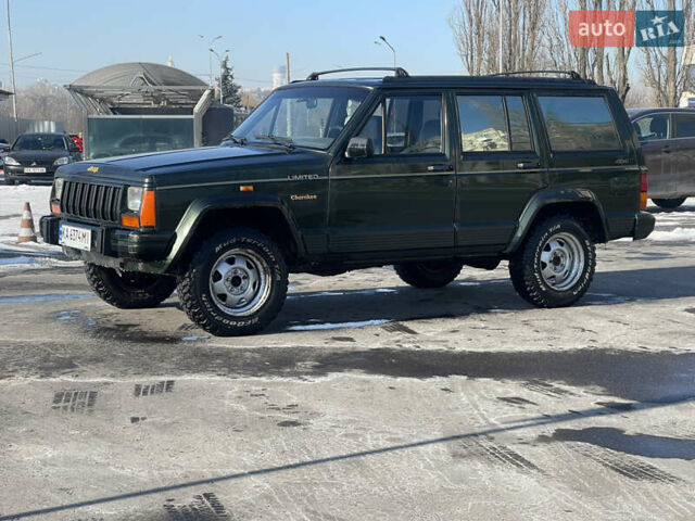 Зеленый Джип Чероки, объемом двигателя 2.5 л и пробегом 250 тыс. км за 8500 $, фото 23 на Automoto.ua