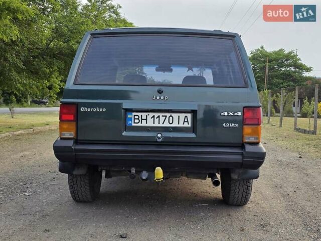 Зеленый Джип Чероки, объемом двигателя 4 л и пробегом 247 тыс. км за 5800 $, фото 7 на Automoto.ua