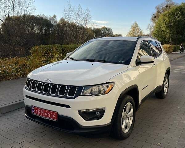 Белый Джип Компас, объемом двигателя 2.4 л и пробегом 47 тыс. км за 14800 $, фото 2 на Automoto.ua