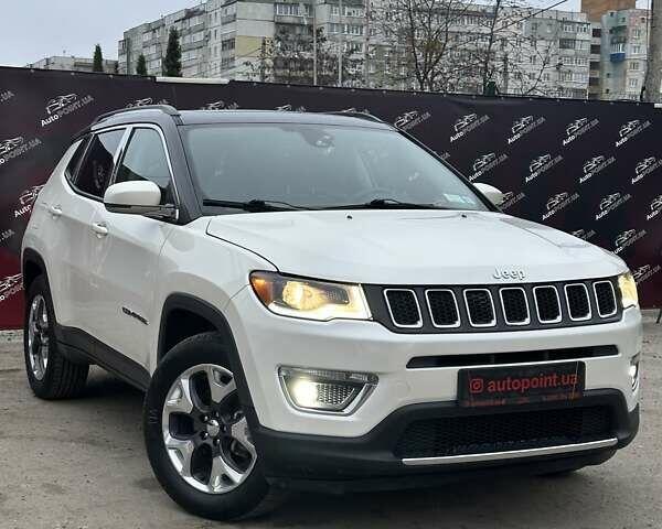Белый Джип Компас, объемом двигателя 2.4 л и пробегом 101 тыс. км за 16800 $, фото 2 на Automoto.ua