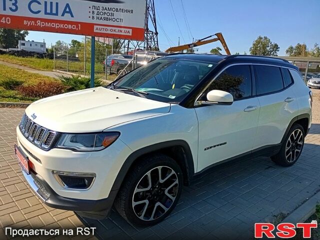 Белый Джип Компас, объемом двигателя 2.4 л и пробегом 117 тыс. км за 15850 $, фото 1 на Automoto.ua