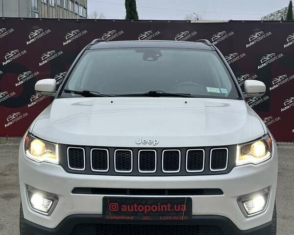 Белый Джип Компас, объемом двигателя 2.4 л и пробегом 101 тыс. км за 16800 $, фото 1 на Automoto.ua