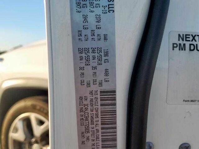 Белый Джип Компас, объемом двигателя 0 л и пробегом 128 тыс. км за 2700 $, фото 12 на Automoto.ua