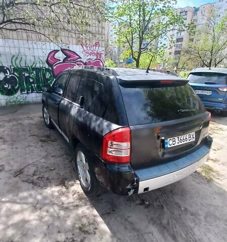 Черный Джип Компас, объемом двигателя 2.4 л и пробегом 255 тыс. км за 5500 $, фото 3 на Automoto.ua