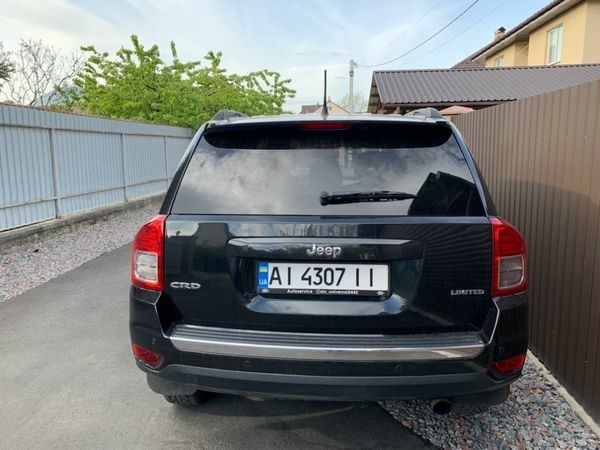 Черный Джип Компас, объемом двигателя 2.2 л и пробегом 230 тыс. км за 9500 $, фото 2 на Automoto.ua