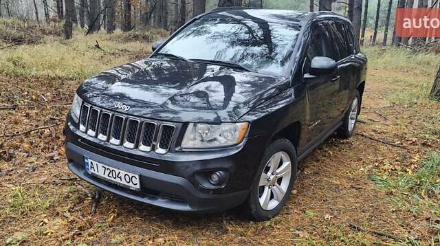 Черный Джип Компас, объемом двигателя 2.36 л и пробегом 198 тыс. км за 8700 $, фото 14 на Automoto.ua