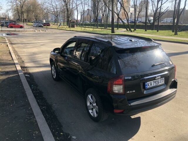 Черный Джип Компас, объемом двигателя 2.4 л и пробегом 1 тыс. км за 8300 $, фото 1 на Automoto.ua