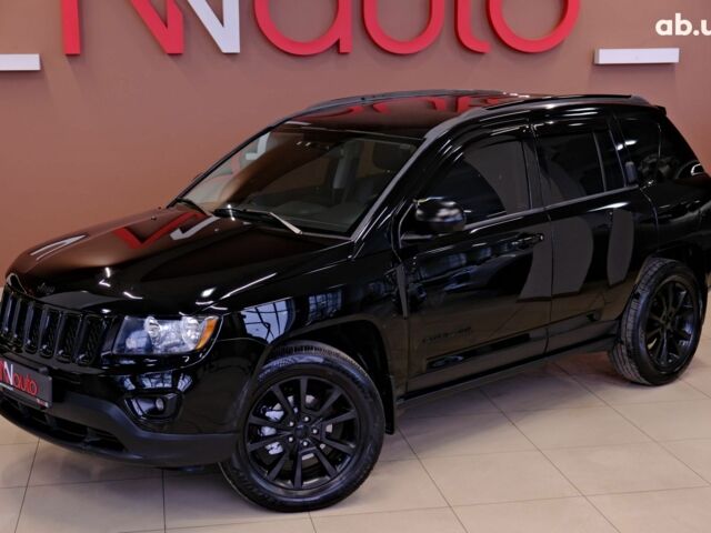 Черный Джип Компас, объемом двигателя 2.4 л и пробегом 121 тыс. км за 9900 $, фото 1 на Automoto.ua