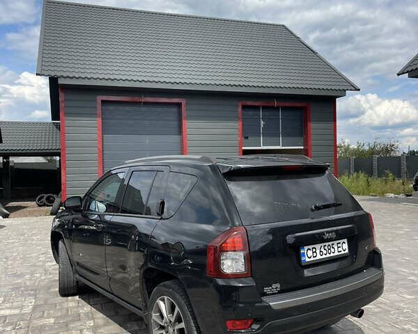 Черный Джип Компас, объемом двигателя 2 л и пробегом 177 тыс. км за 8900 $, фото 2 на Automoto.ua