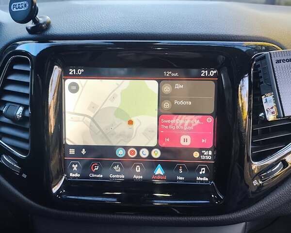 Черный Джип Компас, объемом двигателя 2.36 л и пробегом 95 тыс. км за 16200 $, фото 2 на Automoto.ua