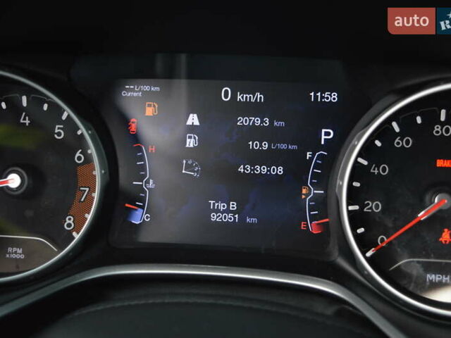 Черный Джип Компас, объемом двигателя 2.4 л и пробегом 92 тыс. км за 16600 $, фото 7 на Automoto.ua