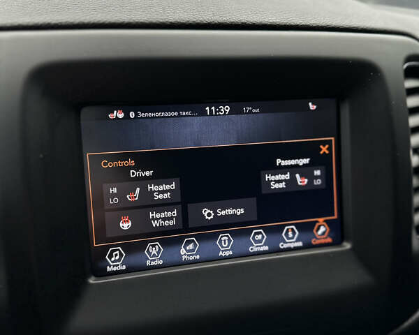 Чорний Джип Compass, об'ємом двигуна 2.4 л та пробігом 88 тис. км за 15500 $, фото 9 на Automoto.ua