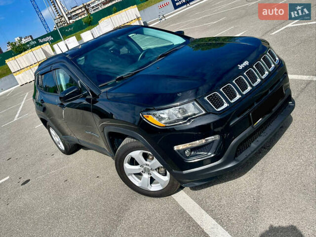 Черный Джип Компас, объемом двигателя 2.4 л и пробегом 48 тыс. км за 15550 $, фото 1 на Automoto.ua
