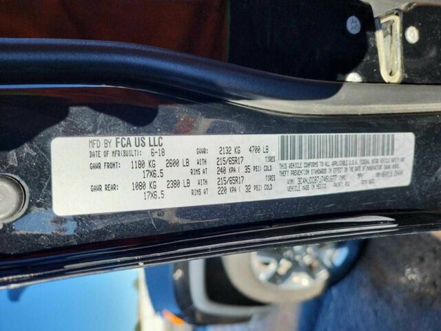 Черный Джип Компас, объемом двигателя 2.4 л и пробегом 122 тыс. км за 3000 $, фото 12 на Automoto.ua