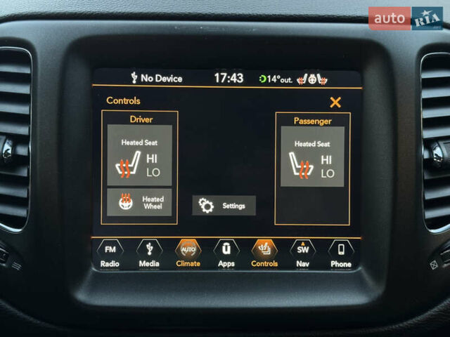 Джип Compass 2019 у Луцьку на Automoto.ua Чорний Джип Compass, об'ємом двигуна 2 л та пробігом 231 тис. км за 18999 $, фото 14 на Automoto.ua